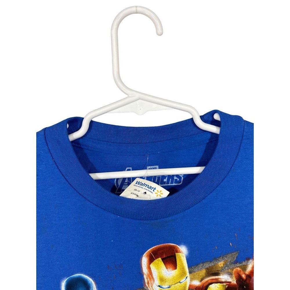 Marvel Avengers T-Shirt Boys Size XXL (18) Hulk, Capt Amer, Ironman NWT - Picture 2 of 6